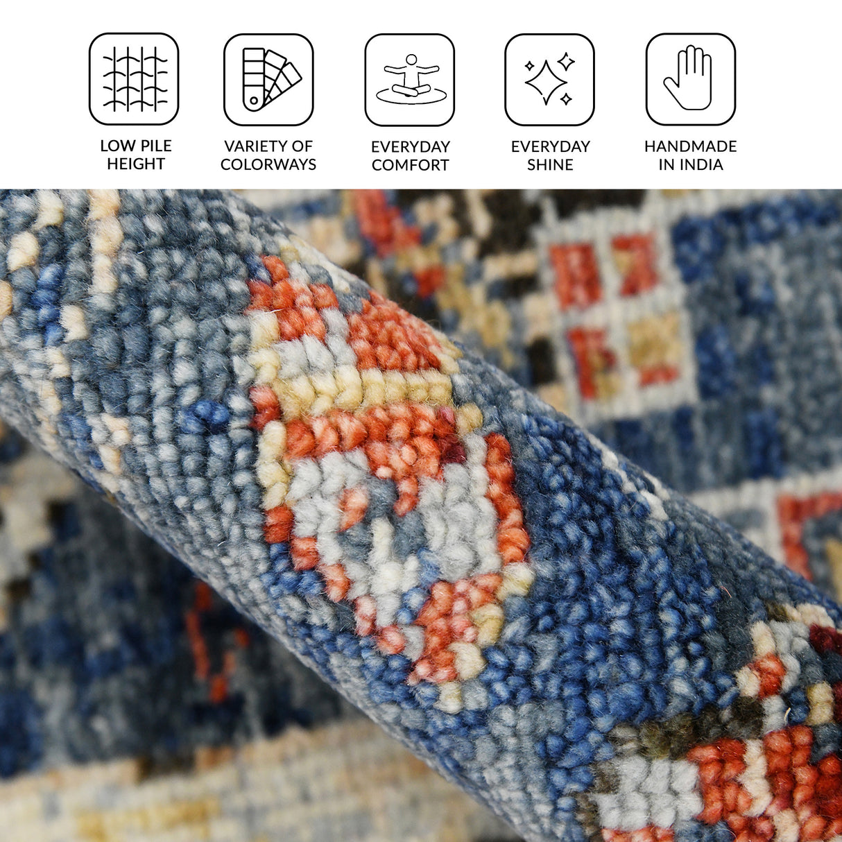 Amer Rugs WIL-5 Willow Geometric Pattern Area Rug