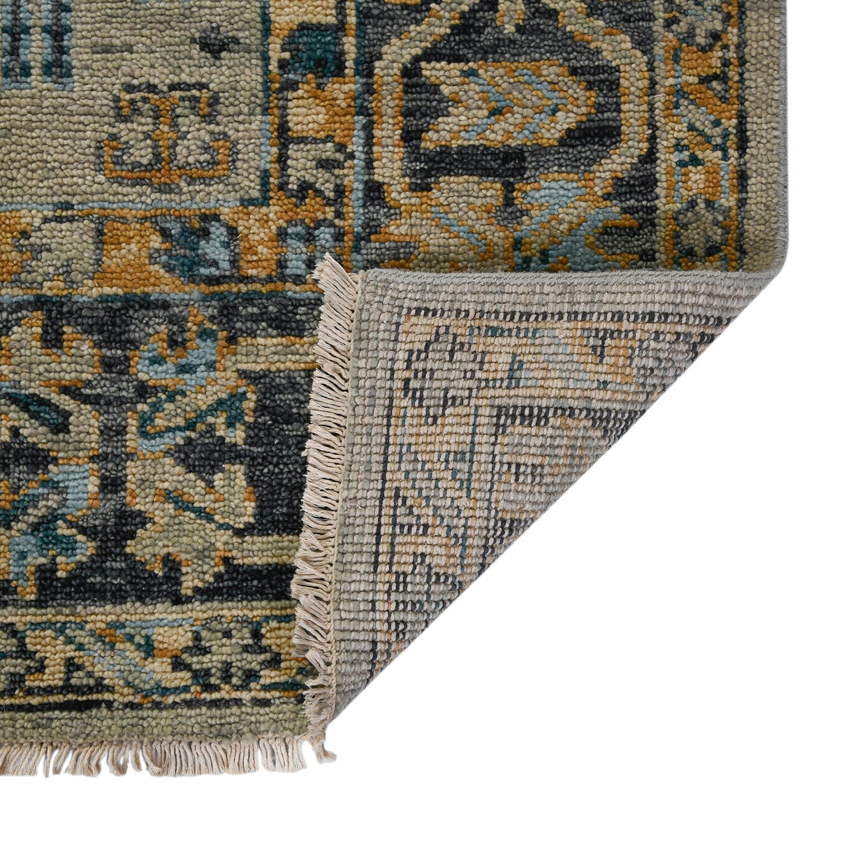 Amer Rugs WIL-9 Willow Southwestern Tribal /Aqua Area Rug