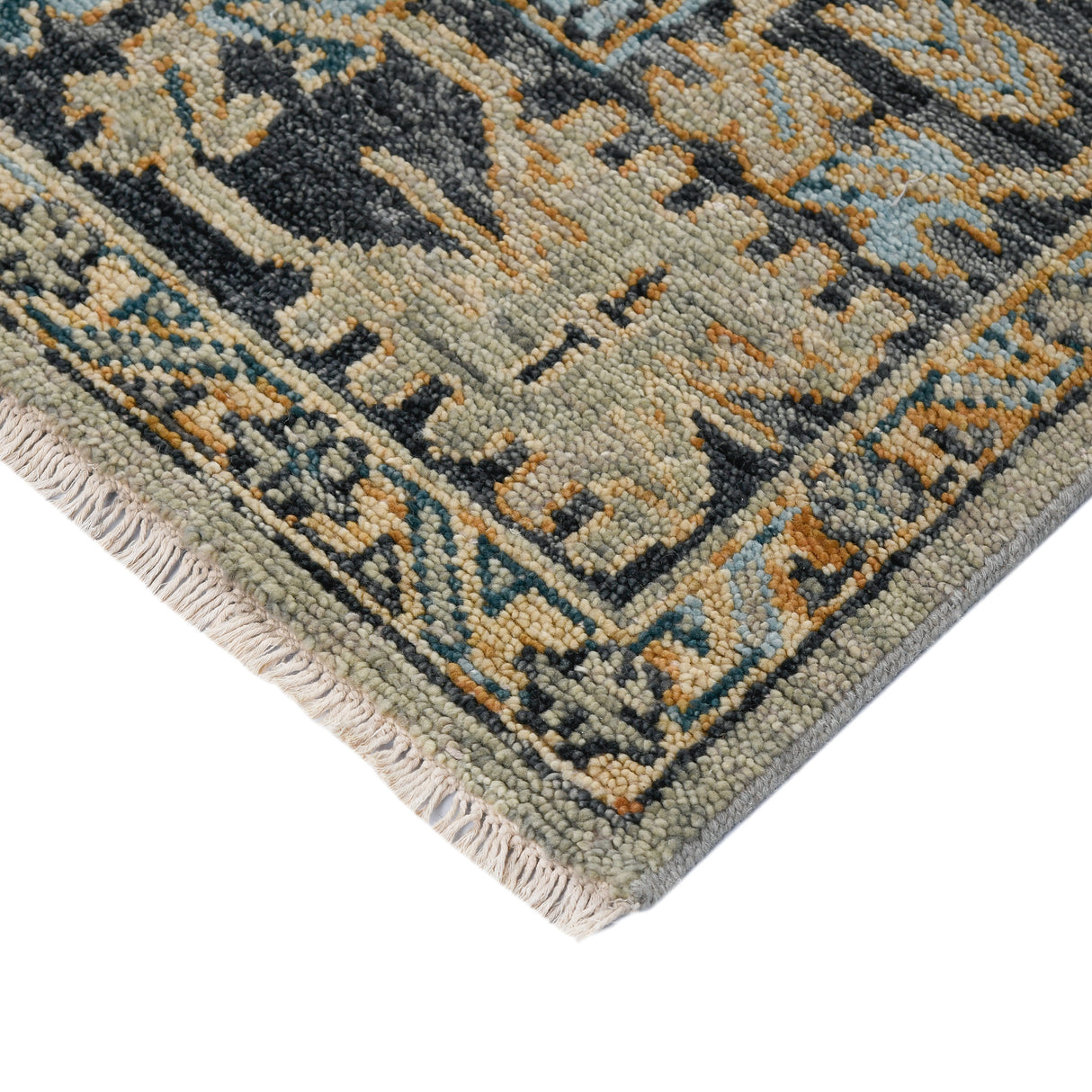 Amer Rugs WIL-9 Willow Southwestern Tribal /Aqua Area Rug