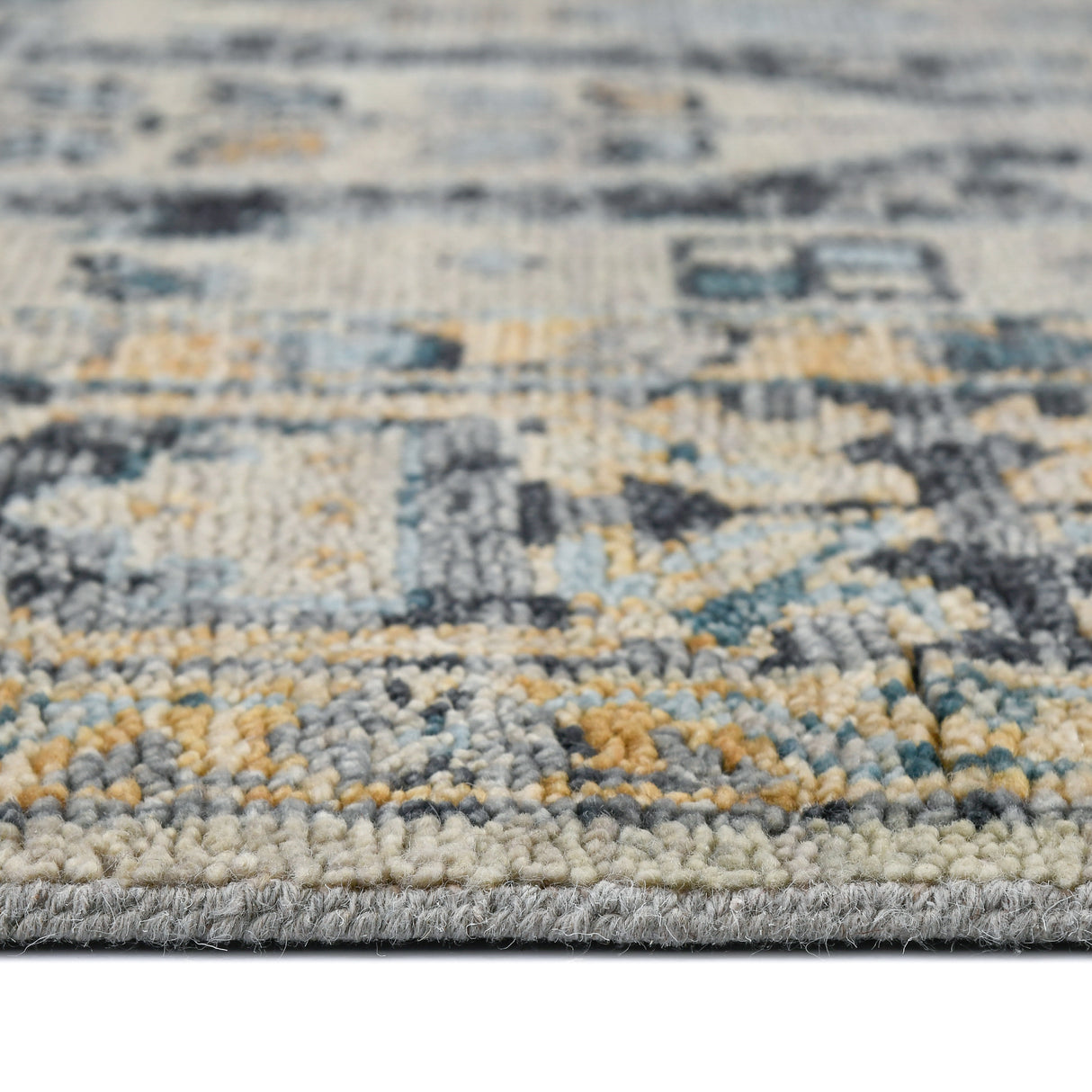 Amer Rugs WIL-9 Willow Southwestern Tribal /Aqua Area Rug