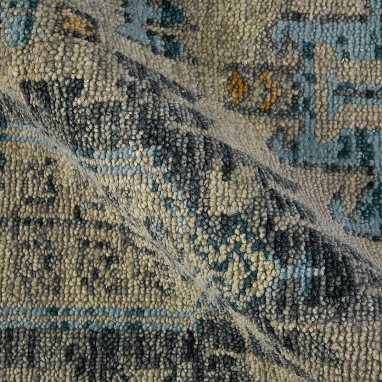 Amer Rugs WIL-9 Willow Southwestern Tribal /Aqua Area Rug