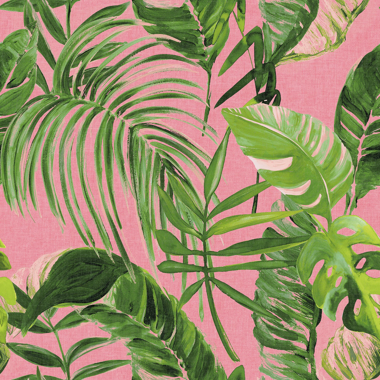 Ohpopsi WLD53104W Grover Pink Palmera Wallpaper
