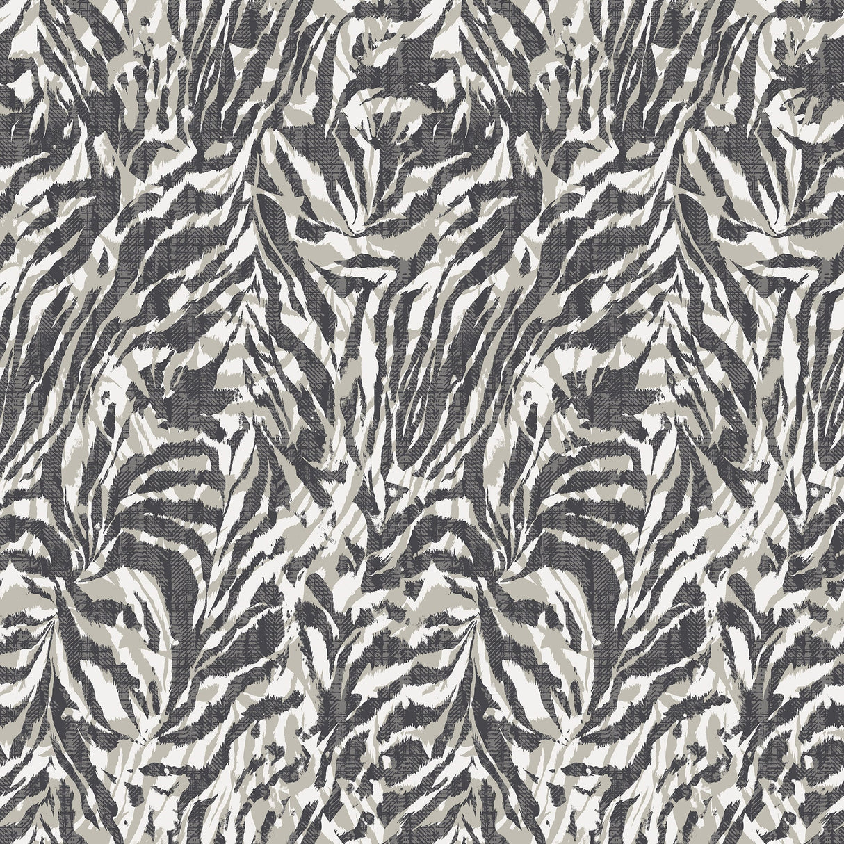 Ohpopsi WLD53135W Davy Charcoal Zebra Wallpaper