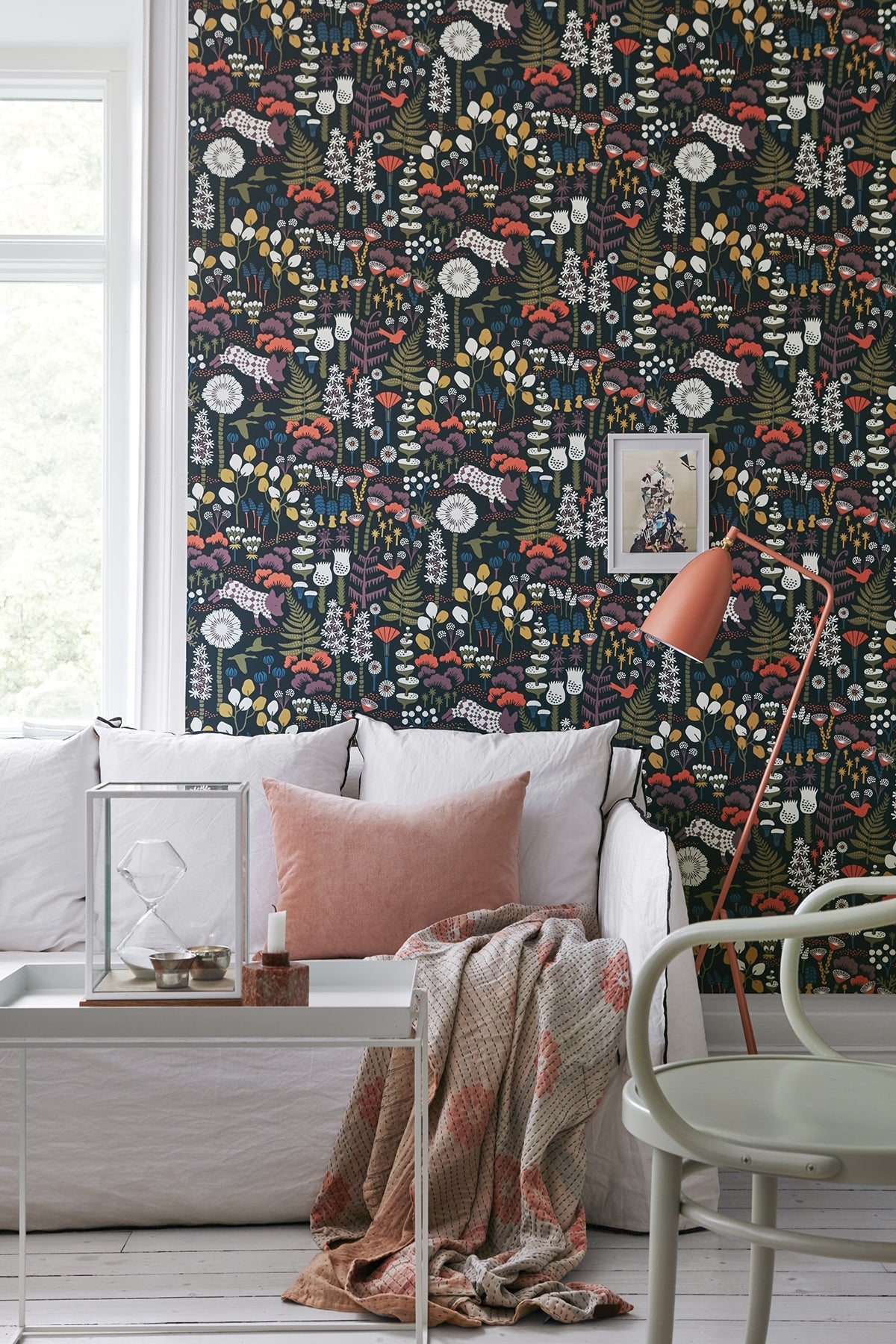 Wall Vision WV1452 Hoppet Black and Folk Wallpaper