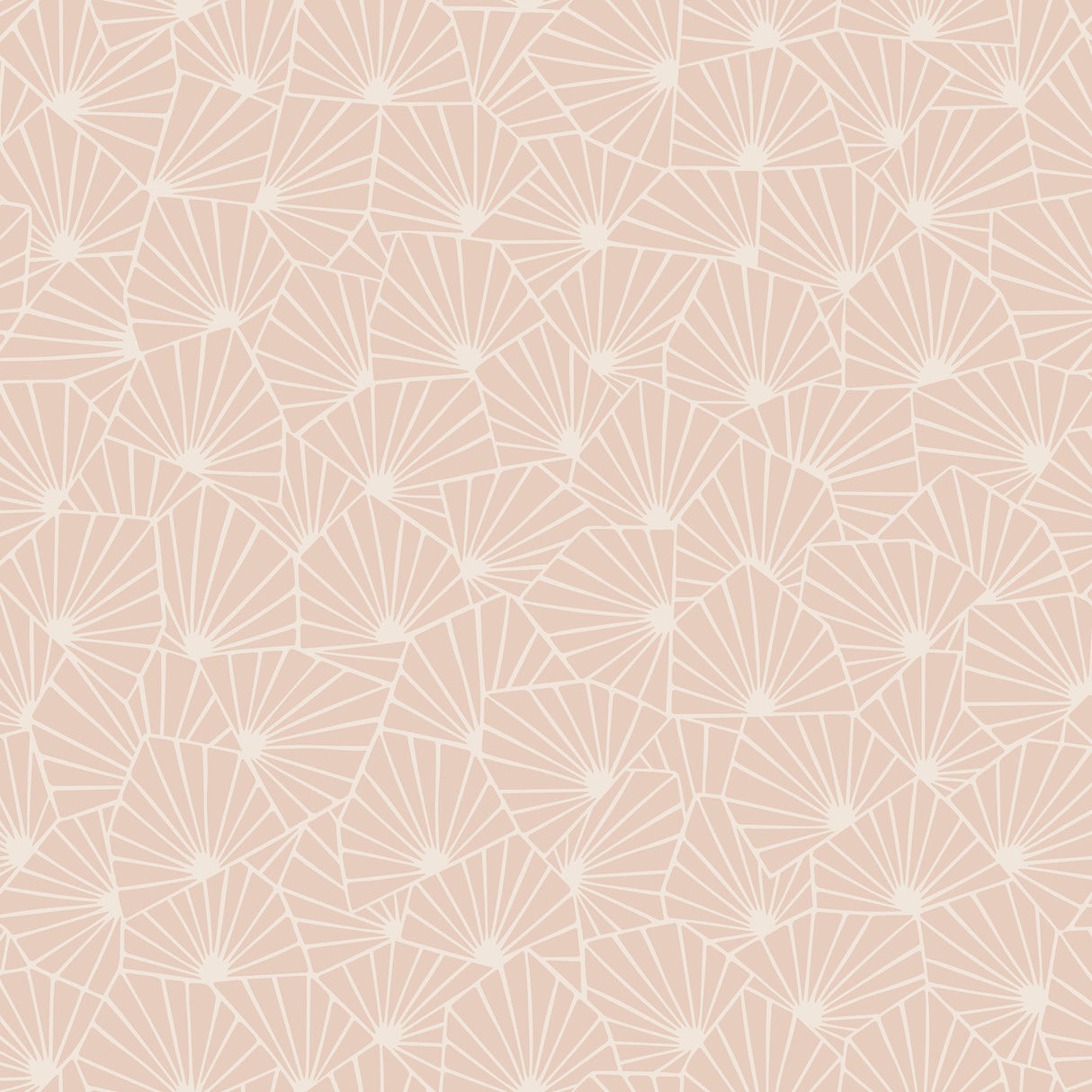 Wall Vision WV1463 Blomma Apricot Geometric Wallpaper