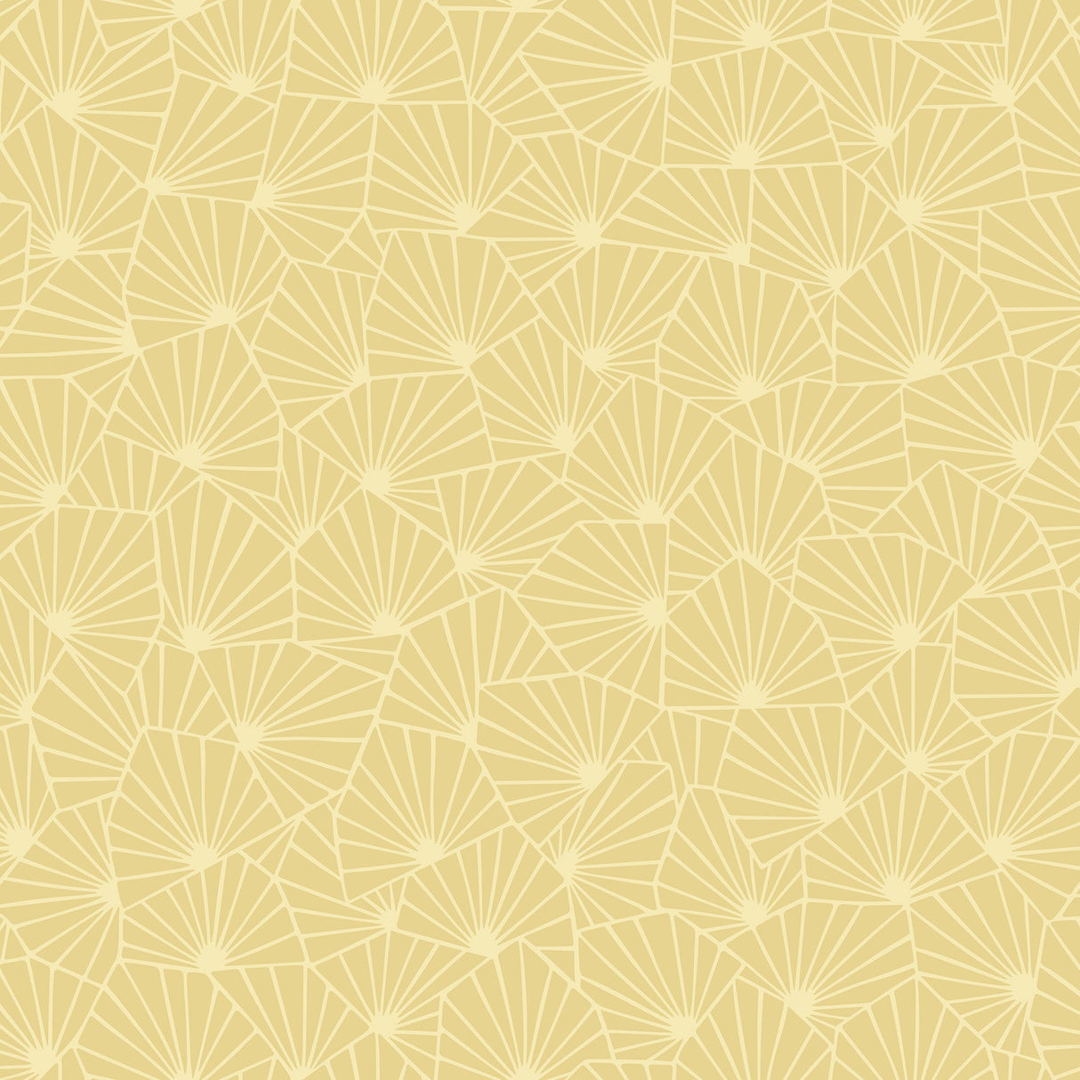 Wall Vision WV1466 Blomma Yellow Geometric Wallpaper