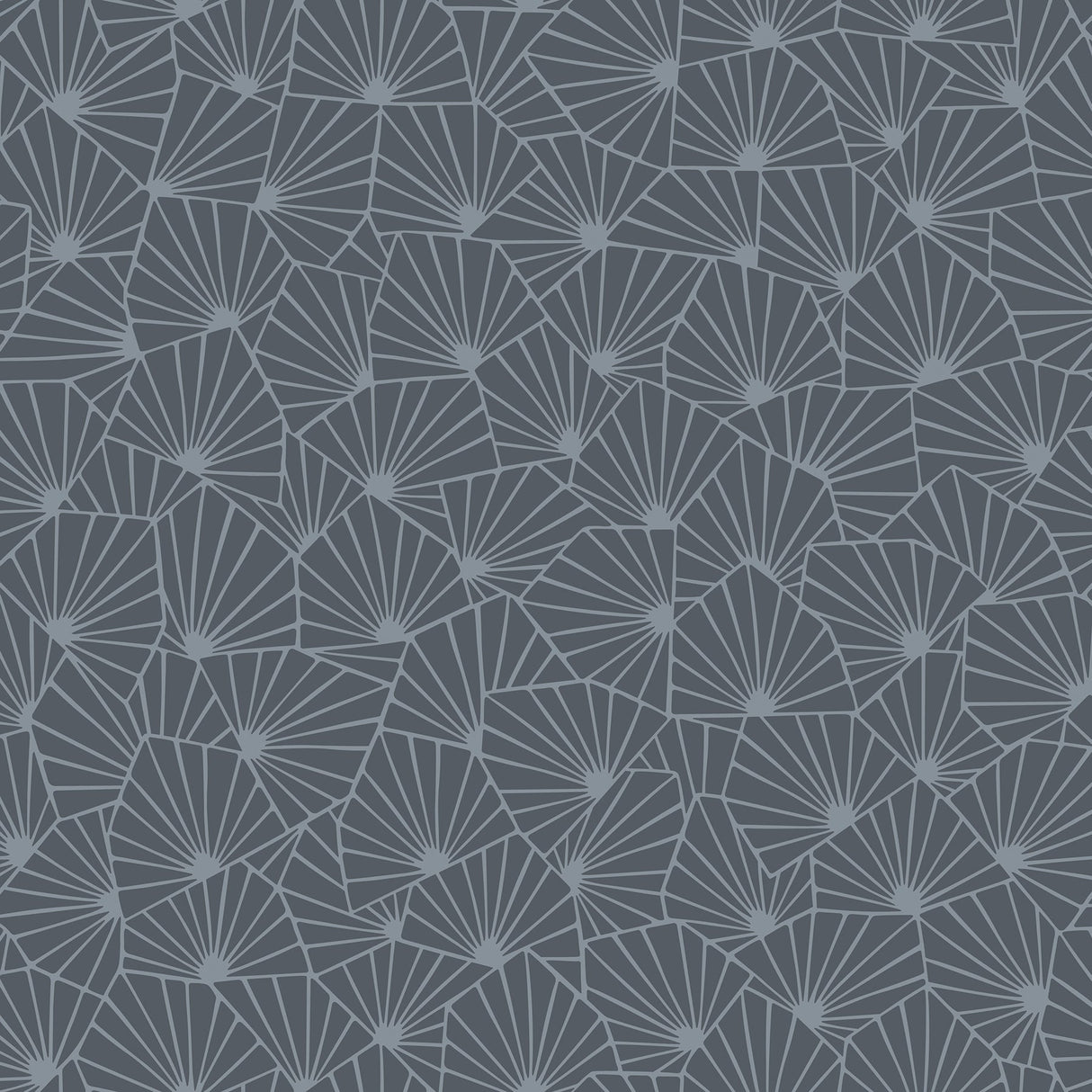 Wall Vision WV1467 Blomma Charcoal Geometric Wallpaper