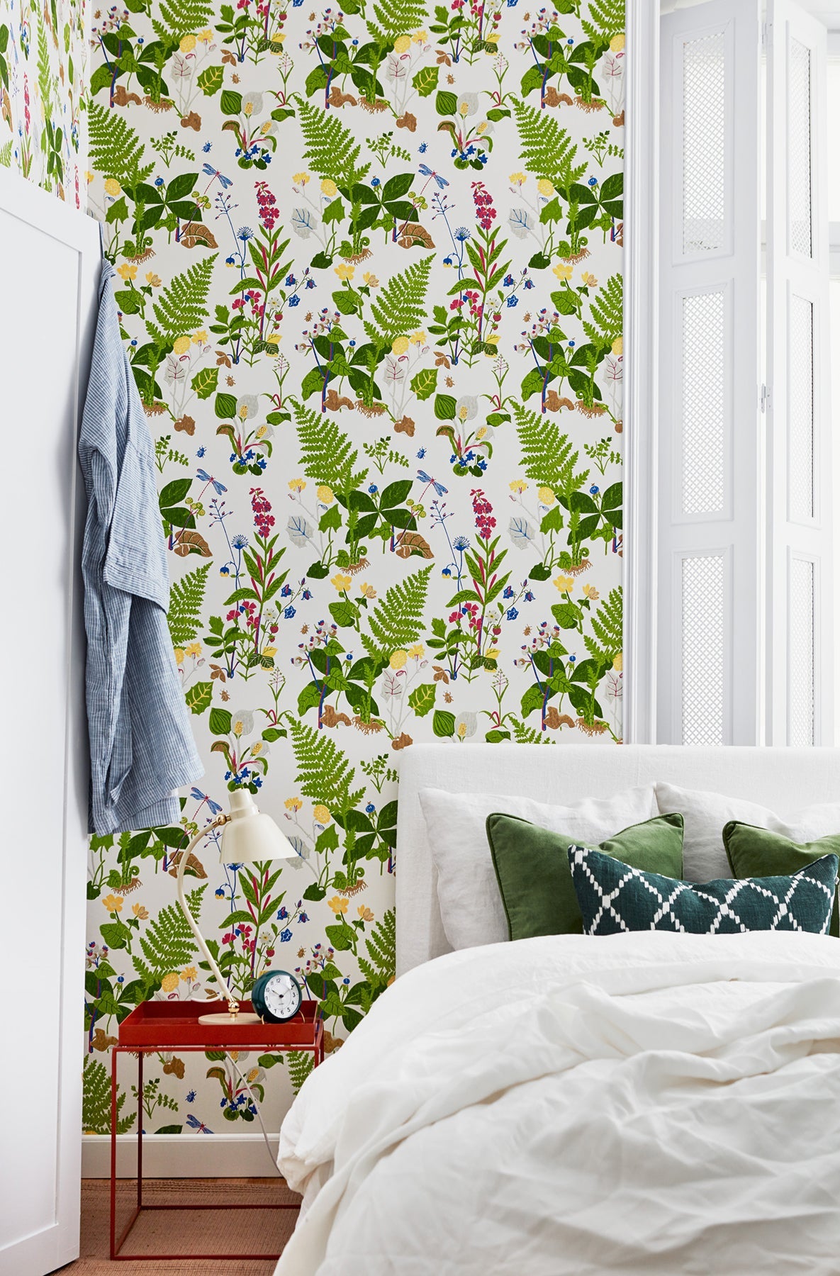 Wall Vision WV1788 Trollslända Green Botanical Wallpaper