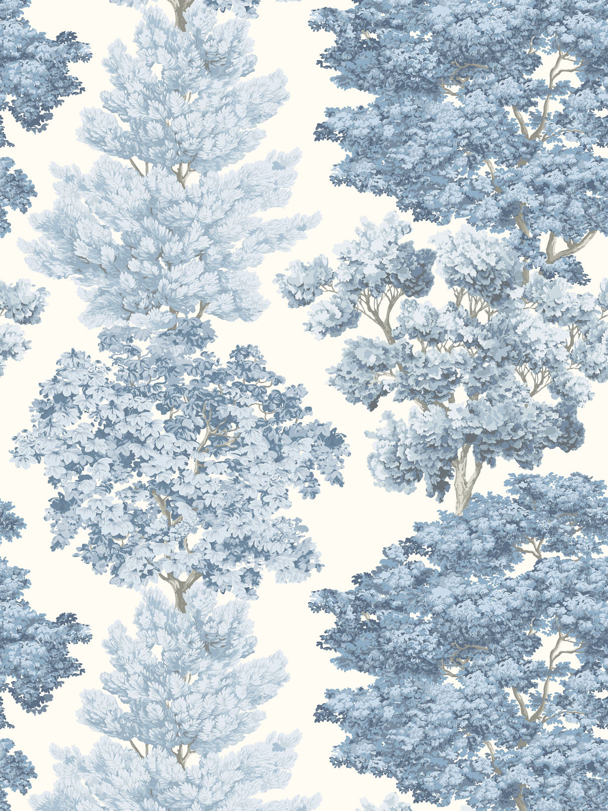 Scalamandre WW 0002WP88583D LIGHT BLUE CENTRAL PARK WALLPAPER - Eade's Wallpaper