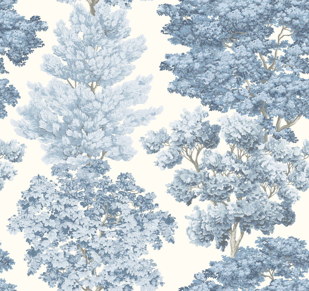 Scalamandre WW 0002WP88583D LIGHT BLUE CENTRAL PARK WALLPAPER - Eade's Wallpaper