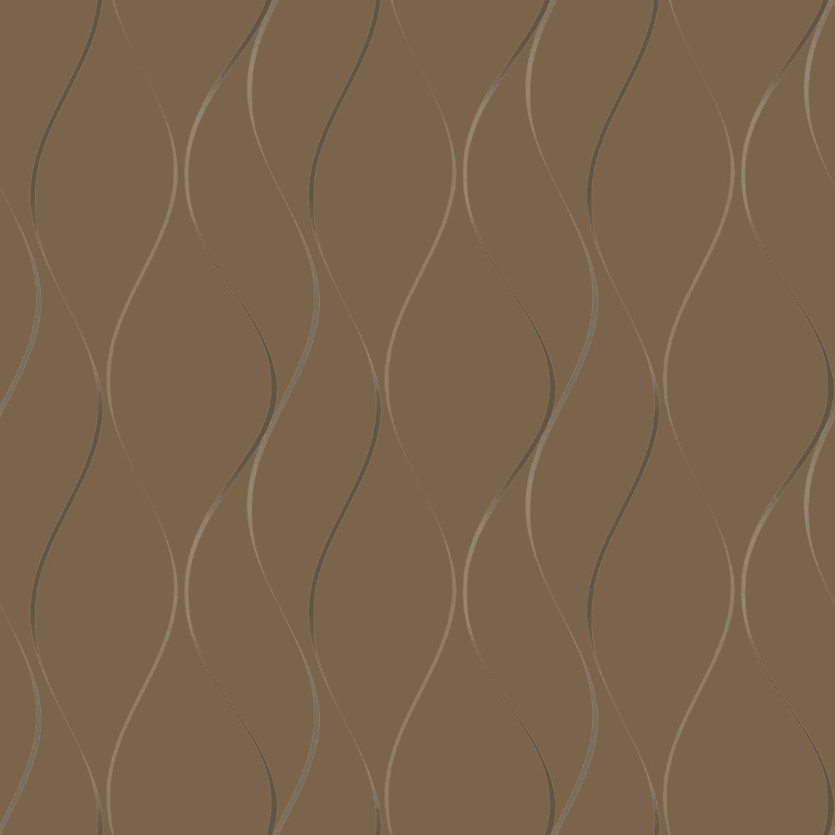 York Y6201406 Wavy Stripe Tan Metallic Wallpaper