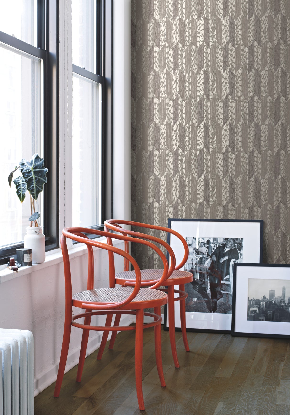 York Y6220105 Cosmopolitan Black Wallpaper