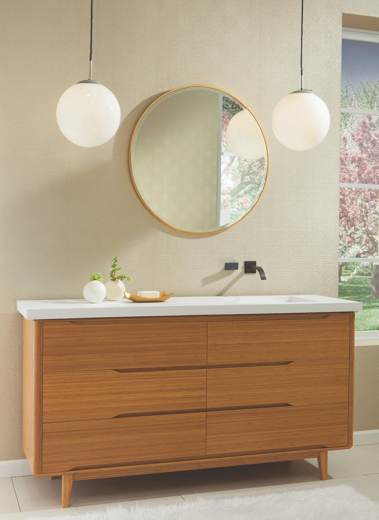 York Y6220903 Circle Burst Metallic Wallpaper