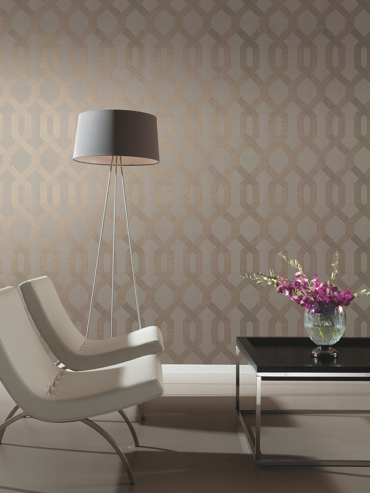 York Y6221201 Viva Lounge Gold Metallic Wallpaper