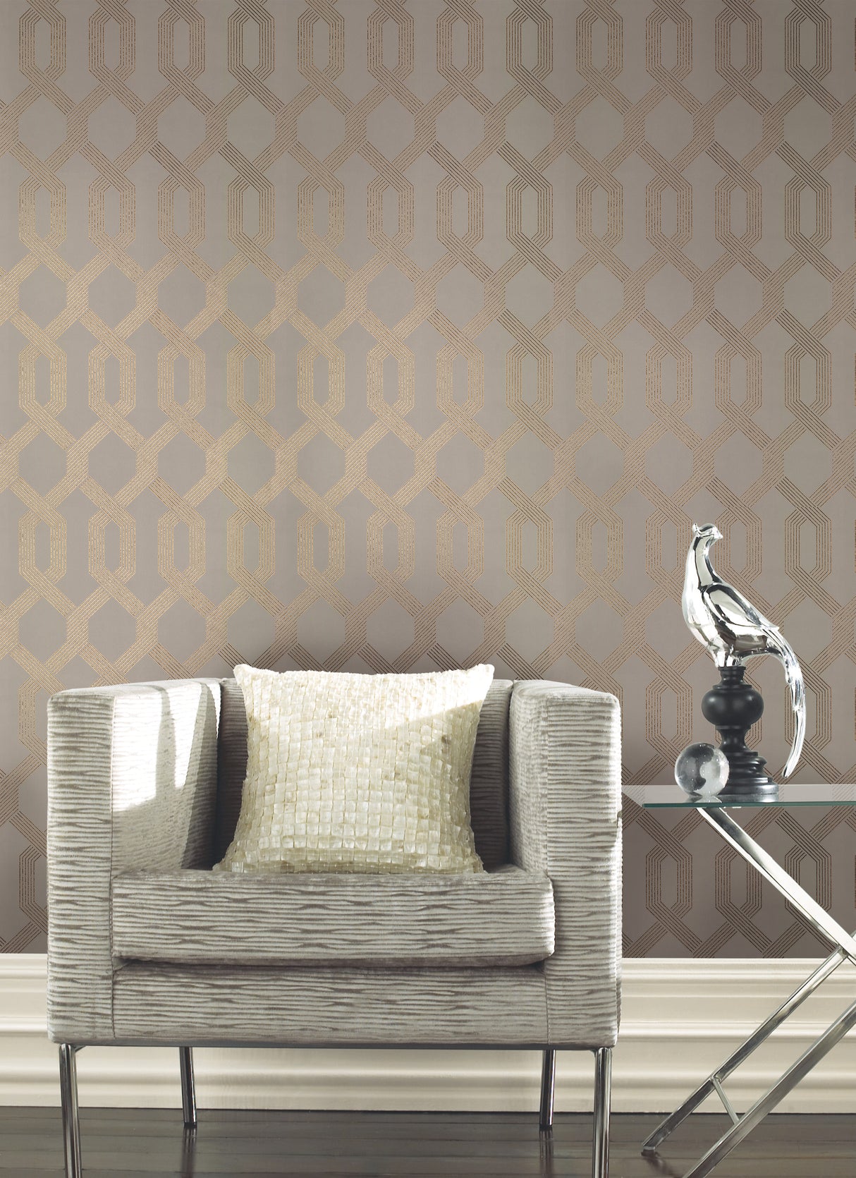 York Y6221201 Viva Lounge Gold Metallic Wallpaper