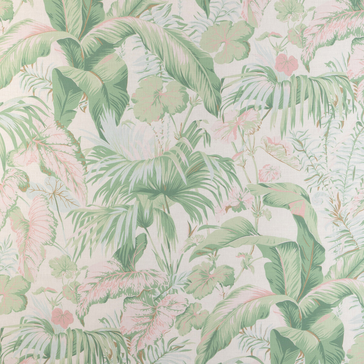 KRAVET COUTURE YASUNI.317.0 YASUNI PINK PALM Fabric - Eade's Wallpaper