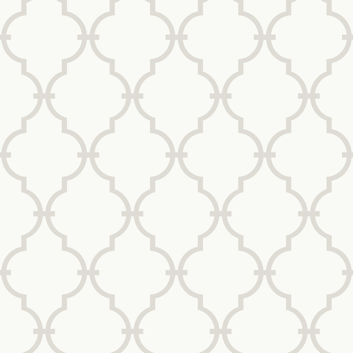 York YS9102 Graphic Trellis White & Soft Grey Wallpaper