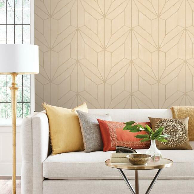 York MM1709 Hammered Diamond Inlay Wallpaper - Eade's Wallpaper