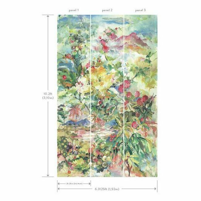 York MU0251M Capri Wall Mural - Eade's Wallpaper