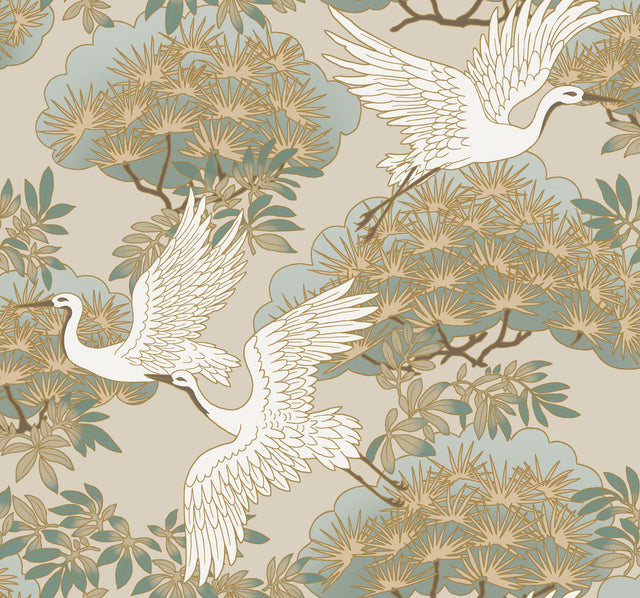 Eade’s Sprig & Heron Beige