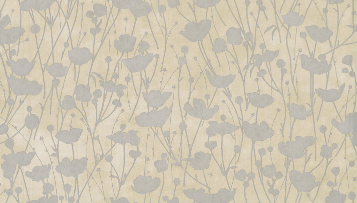 Eade’s Shimmering Poppies Cream & Silver