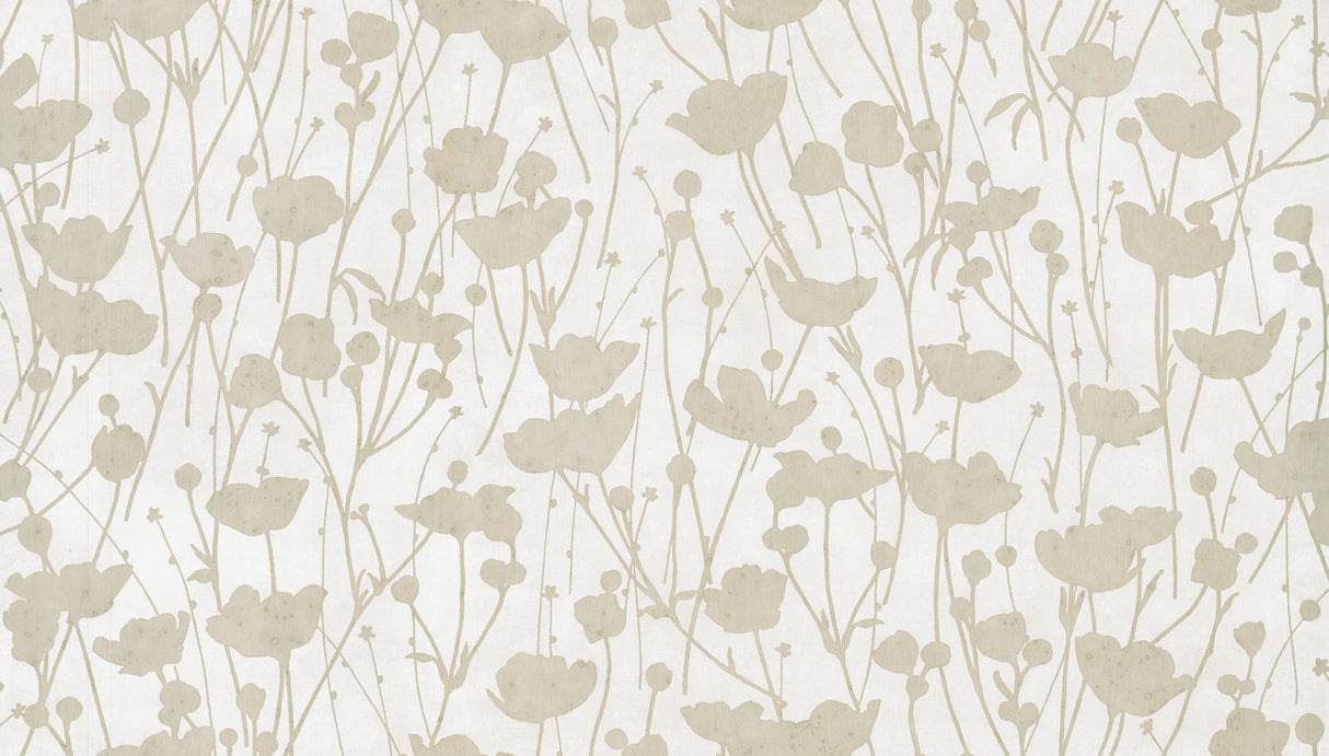 Eade’s Shimmering Poppies White & Gold
