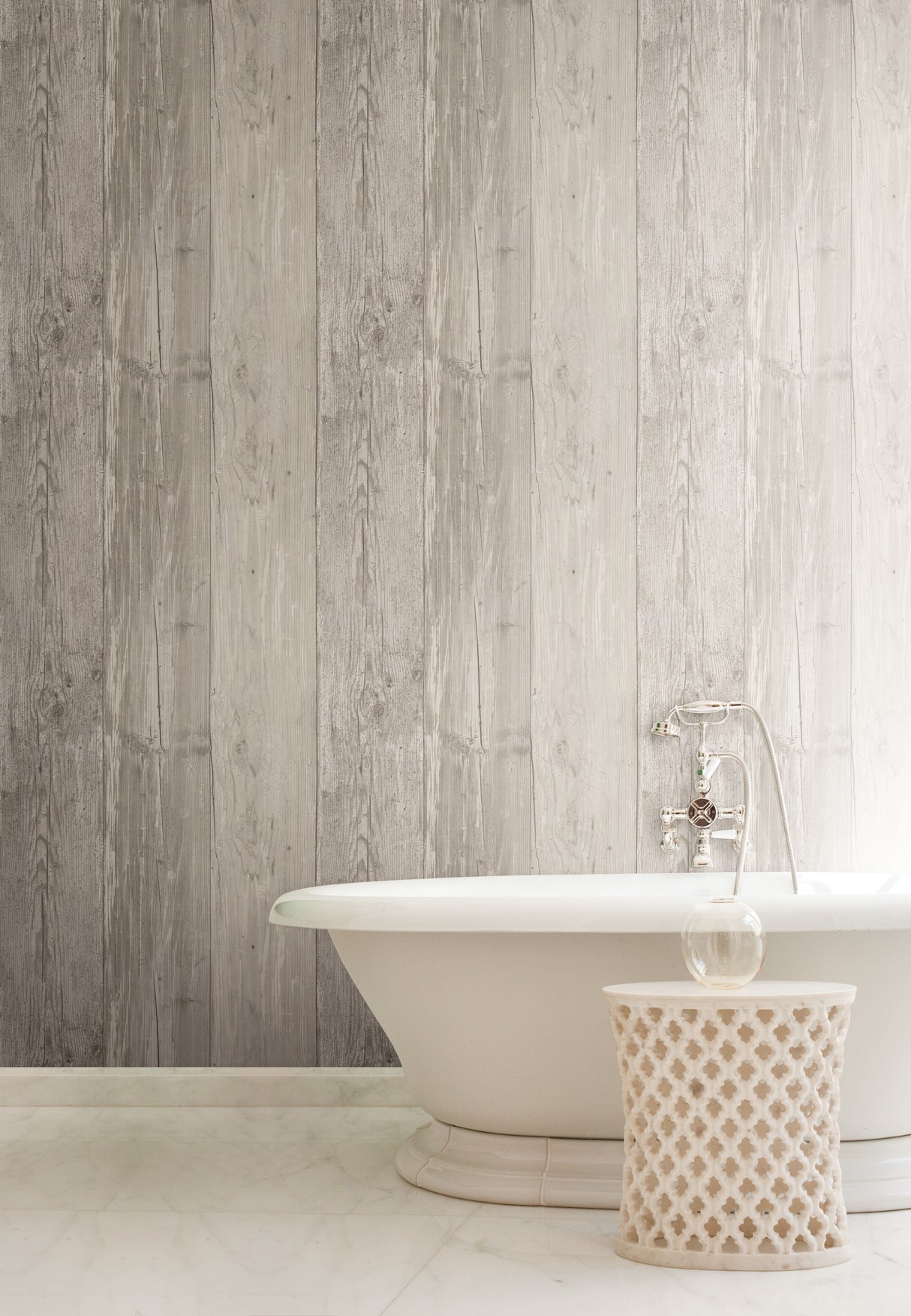 York ZB3347 Wide Wooden Planks Grey & Black Wallpaper