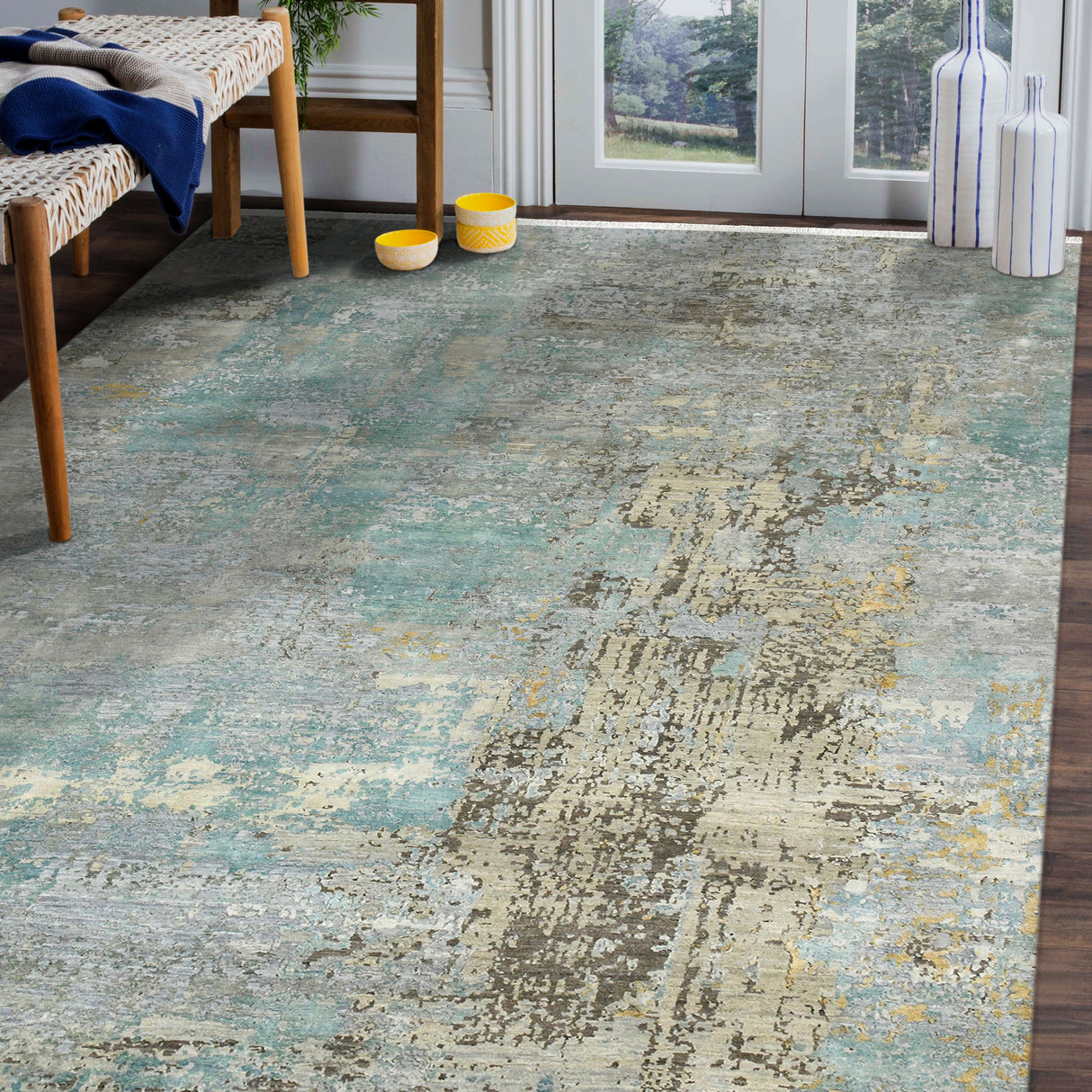 Amer Rugs ZEN1530203 Zenith Sky Blue Area Rug