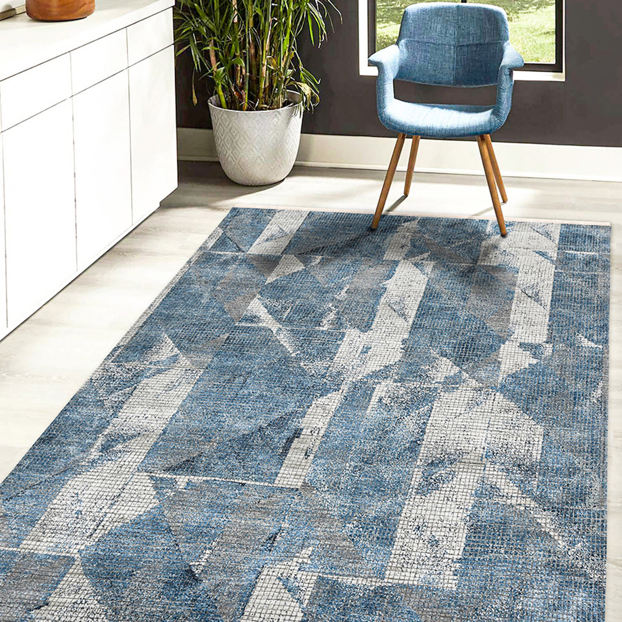 Amer Rugs ZEN840203 Zenith Cobalt Blue Area Rug