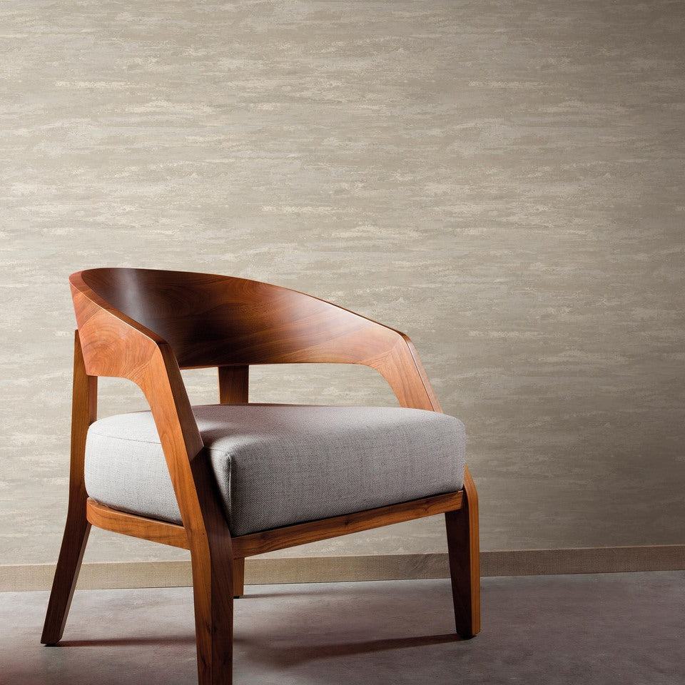 Galerie Arcadia Horizontal Plain Beige Wallpaper ARA68103