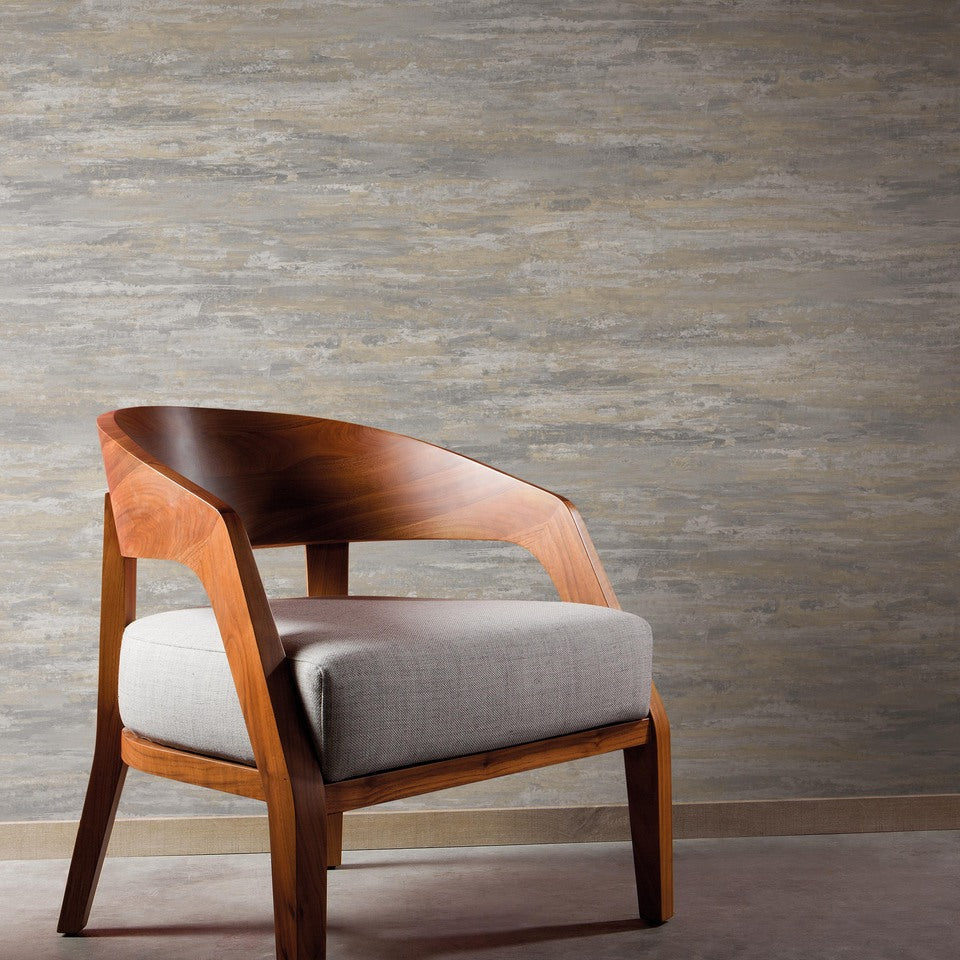 Galerie Arcadia Horizontal Plain Grey Wallpaper ARA68104