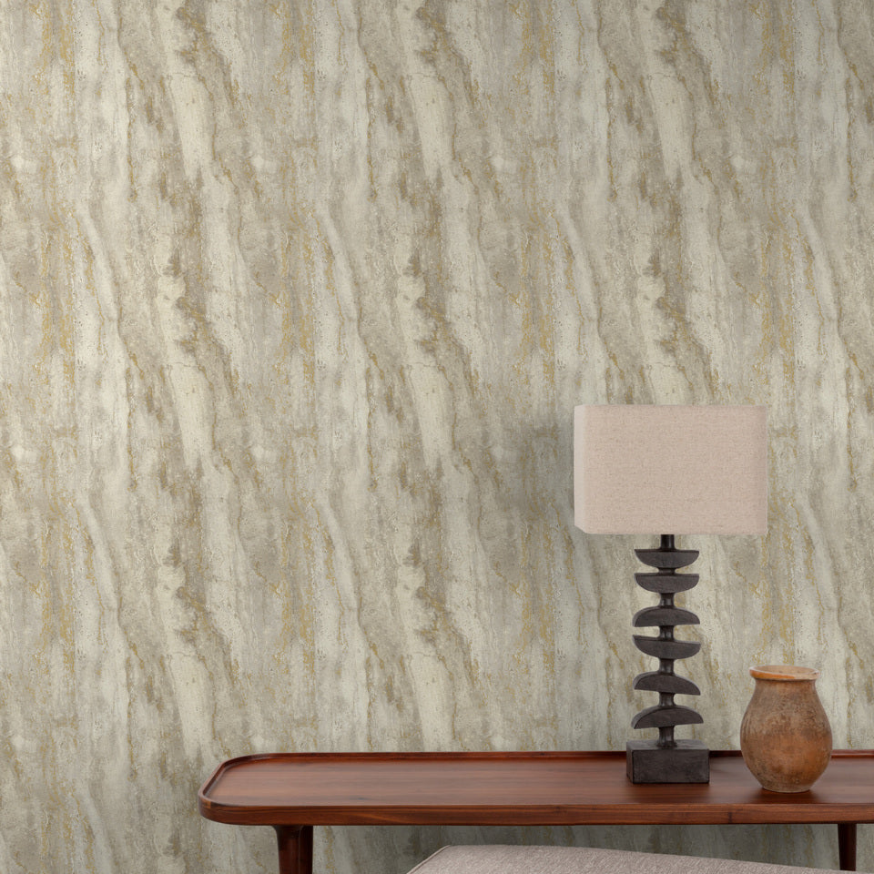 Galerie Structured Walls marble plain Beige Wallpaper A81702