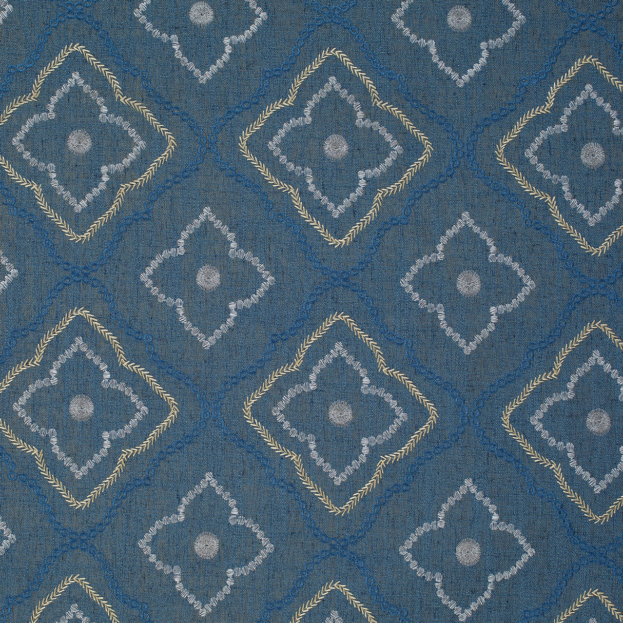 Mitchell MDS FF-2405-17 Medallion,Trellis Leonardo-River - Eade's Wallpaper