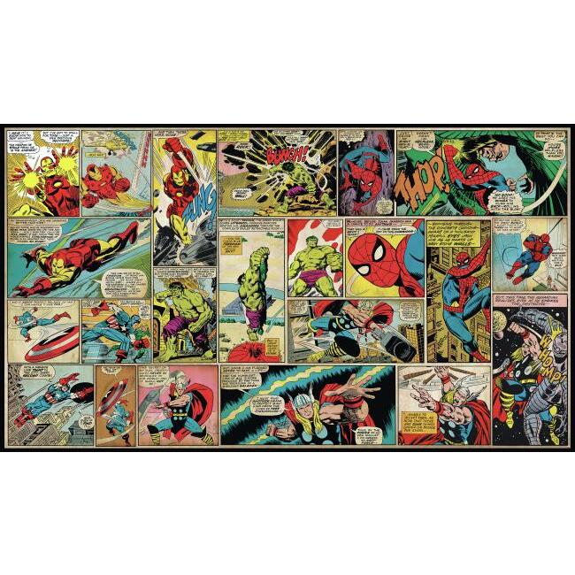 RoomMates JL1398M Marvel Comic Panel XL Wall Mural - Eade's Wallpaper