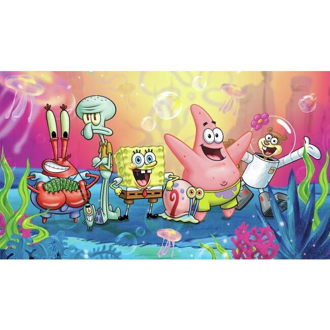 RoomMates JL1411M Spongebob Square Pants XL Wall Mural - Eade's Wallpaper