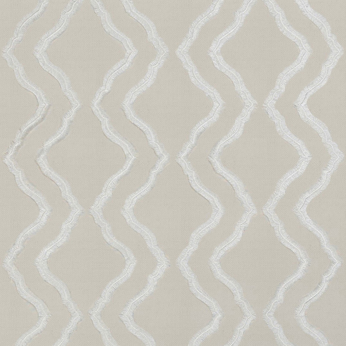 Mitchell MR FF-2207-04 Contemporary,Ogee Flowing-White - Eade's Wallpaper