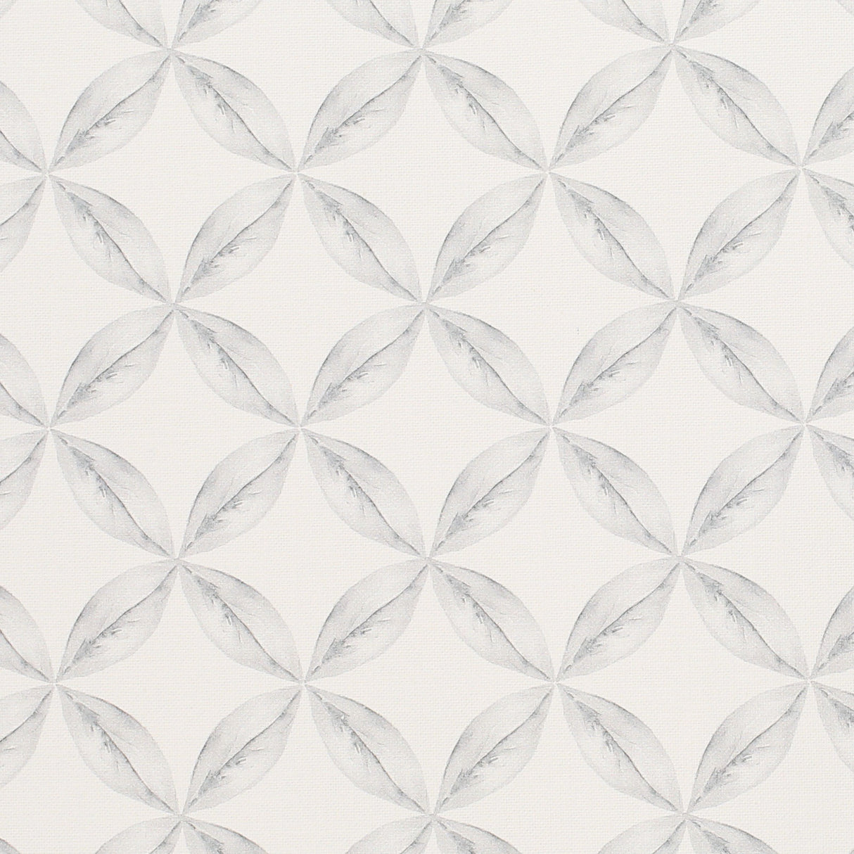 Mitchell MDS FF-2303-20 Geometric,Leaf Jostle-Silver - Eade's Wallpaper
