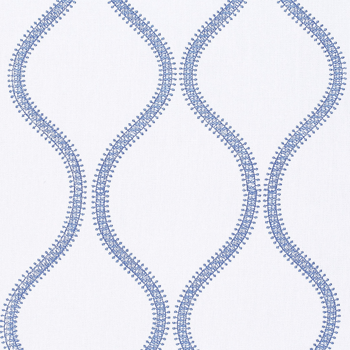 Mitchell MDS FF-2303-02 Geometric,Ogee Coastland-Blue - Eade's Wallpaper