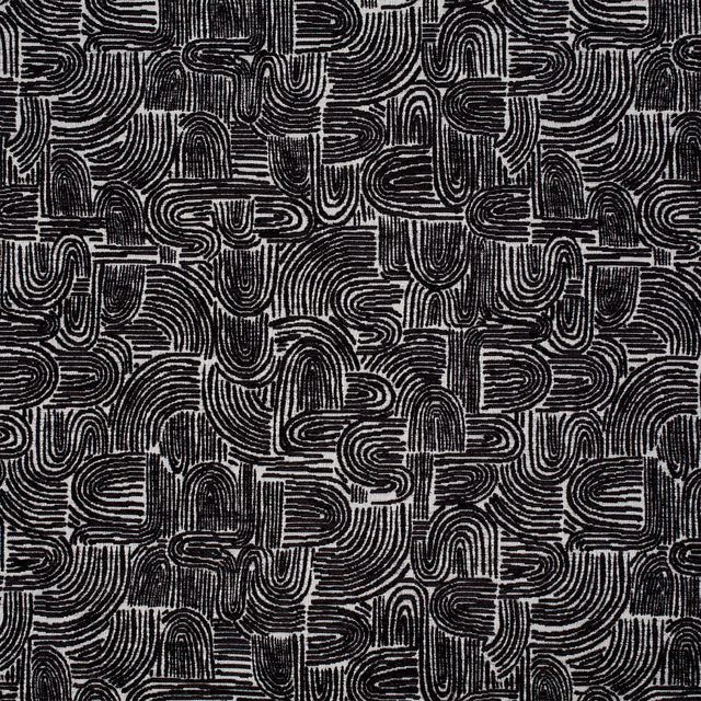 Mitchell MP FF-2402-21 Abstract,Small Scale Keen-Onyx - Eade's Wallpaper