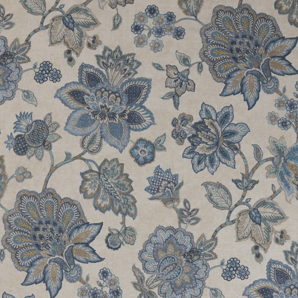 Mitchell MDS FF-2106-40 Floral,Traditional Tilden-Delft - Eade's Wallpaper