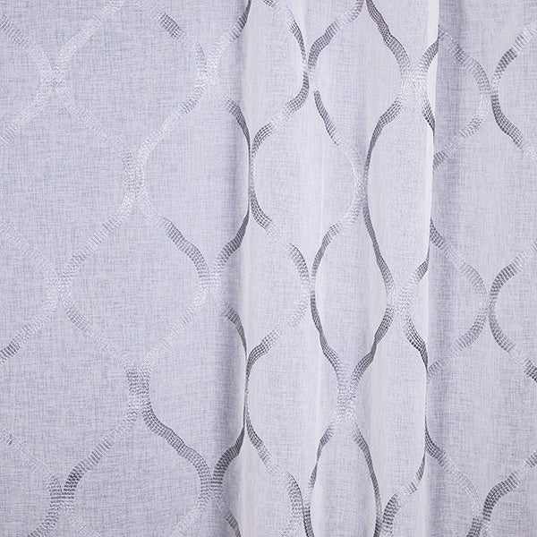 Mitchell MDS FF-1902-11 Geometric Ballin-Steel - Eade's Wallpaper