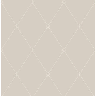 COLE & SON 100/13061.CS.0 LARGE GEORGIAN ROPE TRELLIS PUTTY Wallpaper - Eade's Wallpaper