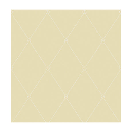 COLE & SON 100/13063.CS.0 LARGE GEORGIAN ROPE TRELLIS STRAW Wallpaper - Eade's Wallpaper