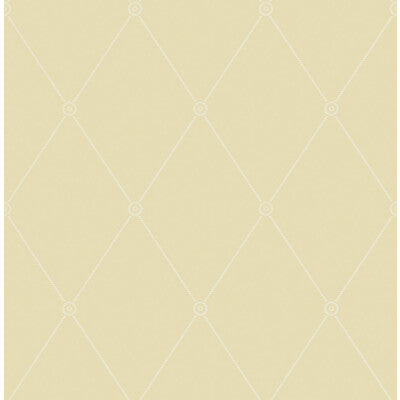 COLE & SON 100/13063.CS.0 LARGE GEORGIAN ROPE TRELLIS STRAW Wallpaper - Eade's Wallpaper