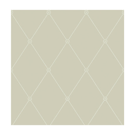 COLE & SON 100/13065.CS.0 LARGE GEORGIAN ROPE TRELLIS OLIVE Wallpaper - Eade's Wallpaper