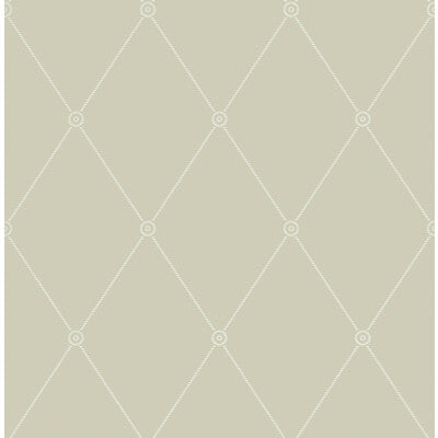 COLE & SON 100/13065.CS.0 LARGE GEORGIAN ROPE TRELLIS OLIVE Wallpaper - Eade's Wallpaper