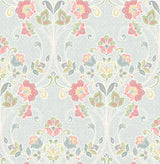 A-Street Prints 1014-001806 Willow Sky Nouveau Floral Wallpaper