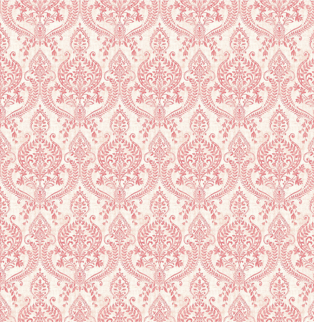 A-Street Prints 1014-001816 Waverly Red Petite Damask Wallpaper