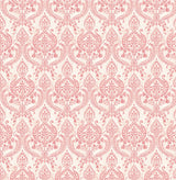 A-Street Prints 1014-001816 Waverly Red Petite Damask Wallpaper