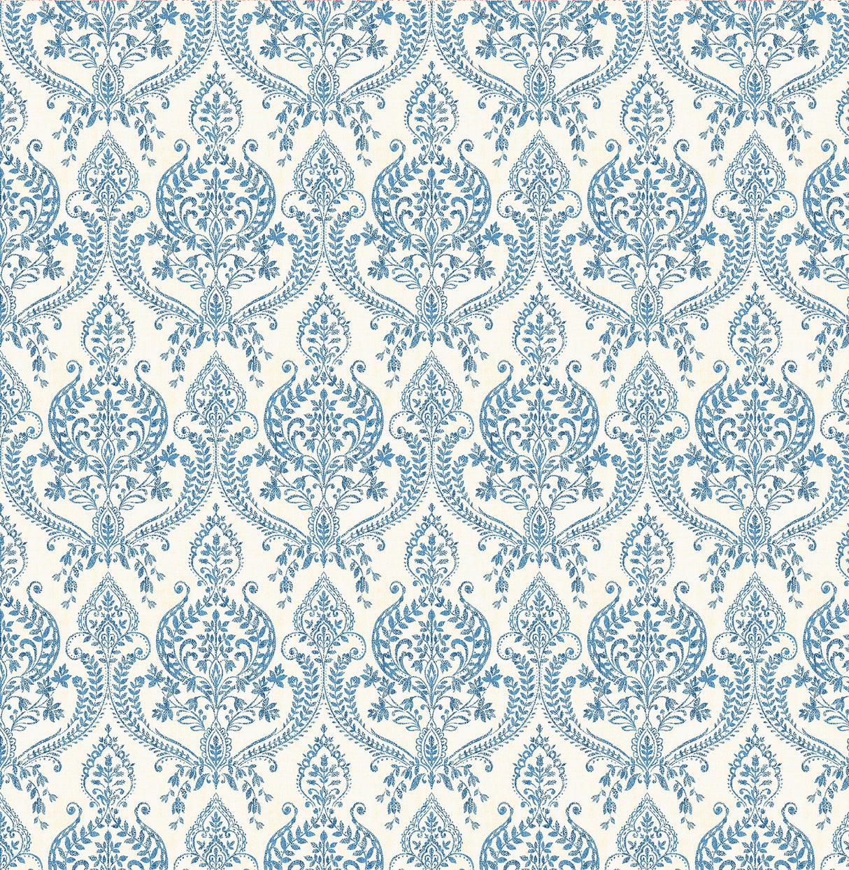 A-Street Prints 1014-001817 Waverly Indigo Petite Damask Wallpaper